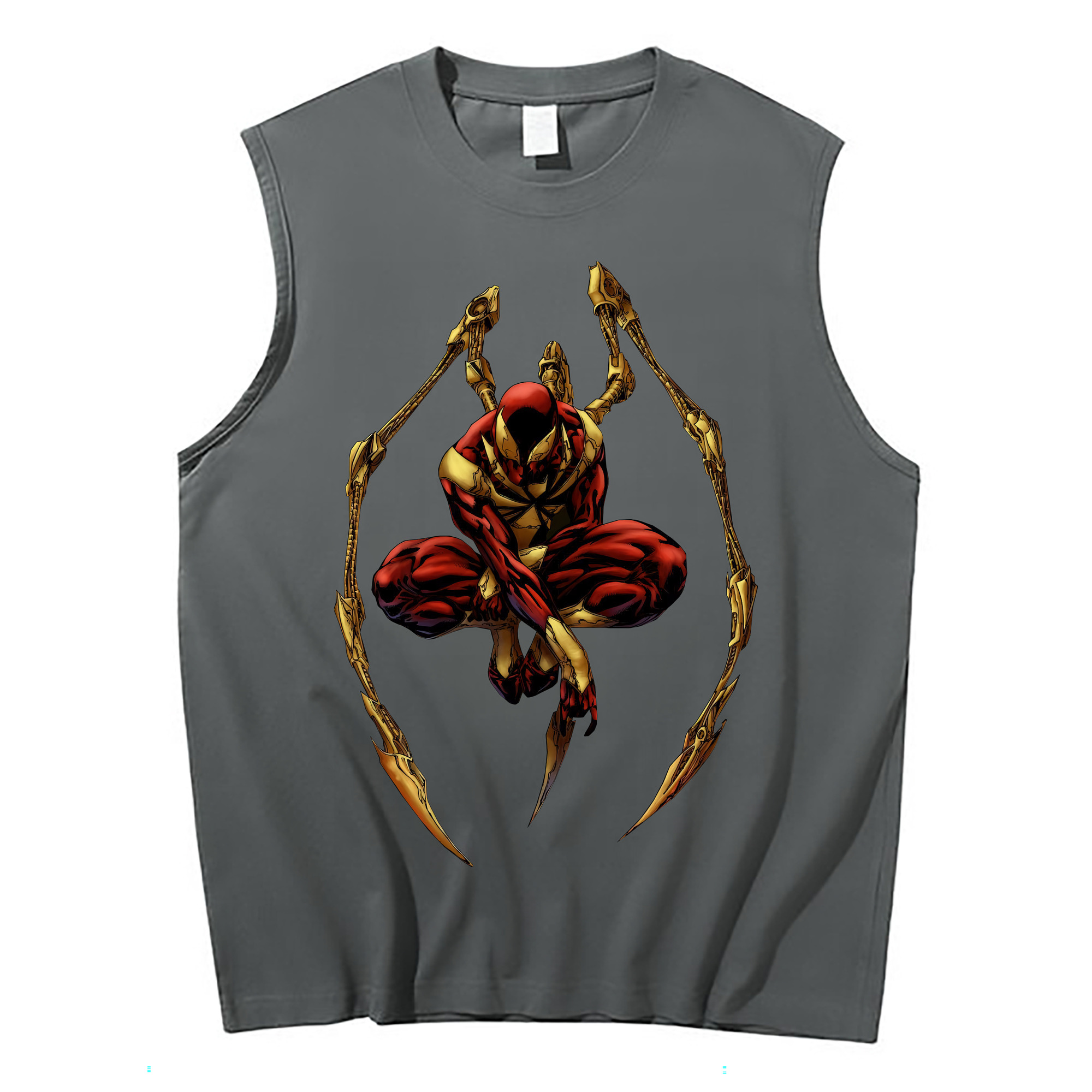 （画像用） Spider Man スパイダーマン コットン100％タンクトップ（フロントプリント）